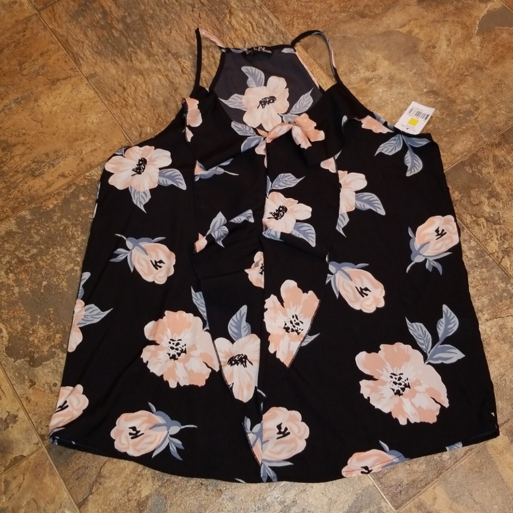 NWT LADIES FLORAL STRAPPY TANK